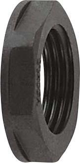 HellermannTyton 166-50139 ALPA-M50 Gegenmutter Schwarz 1 St. (M50)