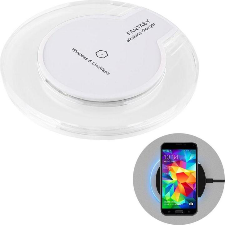 Produktbild PhoneLook Kabellos Ladestation Qi Wireless transparent Fantasy Ladegerät für Smartphone Glas/ (5 W)