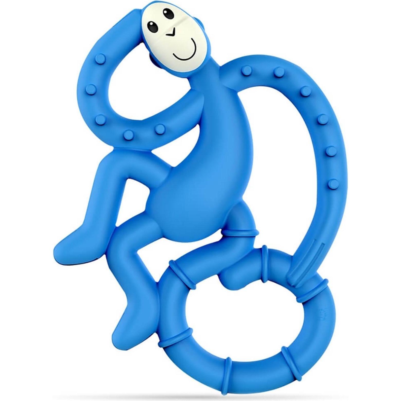 Matchstick Monkey, Nuggi, chew, blue, 3 months +, MM-MMT-002 (6 x, ab 3 Monaten)