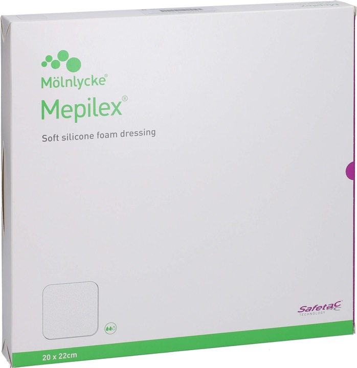 Image du produit Mepilex Pansement mousse avec Safetac à 20 x 22cm (5 x)