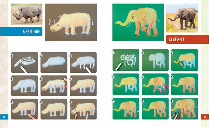 Produktbild Tiere malen mit Tafelkreide. Für Kinder ab 5 Jahren