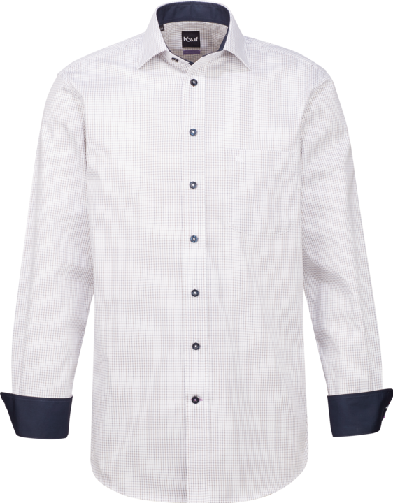 Produktbild Kauf Pisa New Kent Langarm regular fit mit Kontrast (41)