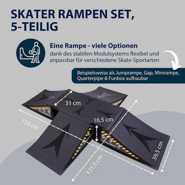 Actual product image Hudora Skater ramp set, 5-piece