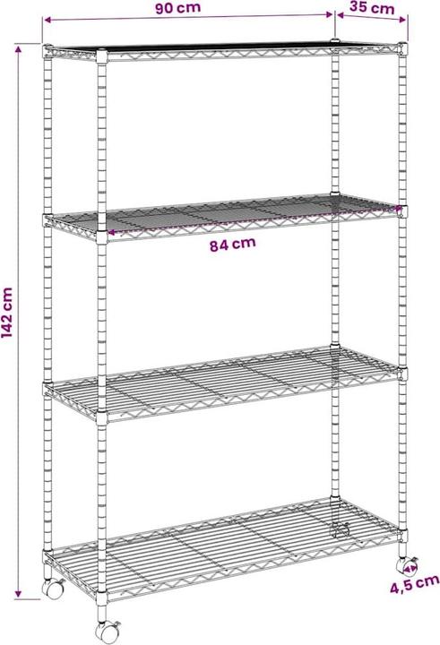 Produktbild vidaXL Lagerregal