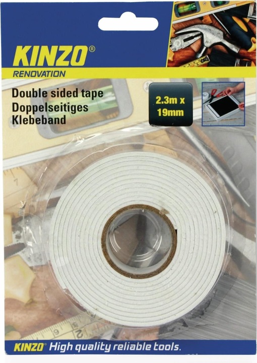 Productafbeelding Lifetime Tools Dubbelzijdig plakband (19 mm)