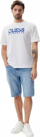Produktbild Guess Herren T-Shirt Logo Tee Weiss (XL)