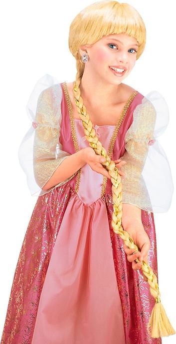 Immagine prodotto Widmann Parrucca di Rapunzel per bambini: con treccia extra lunga