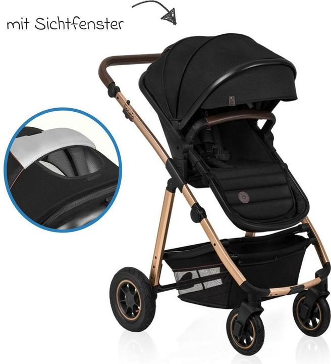 Image du produit Lionelo Poussette combinée Amber 2 en 1 Black Onyx