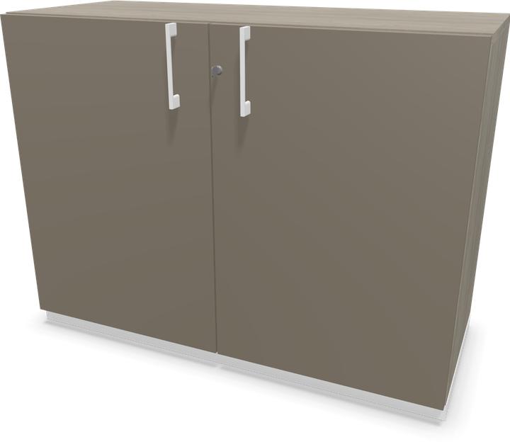 Bianco, Cuba grigio, Legno decorativo grigio con struttura