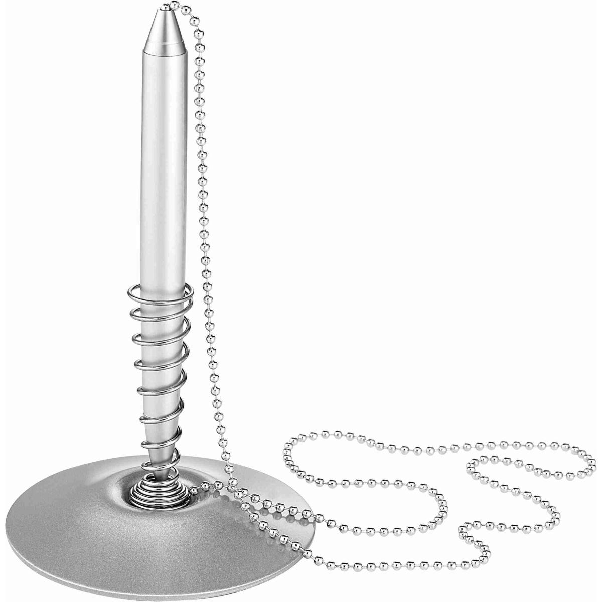 Alco, Schreibstifte, Kugelschreiberständer Kette 55cm silber (Silber, 1 x)