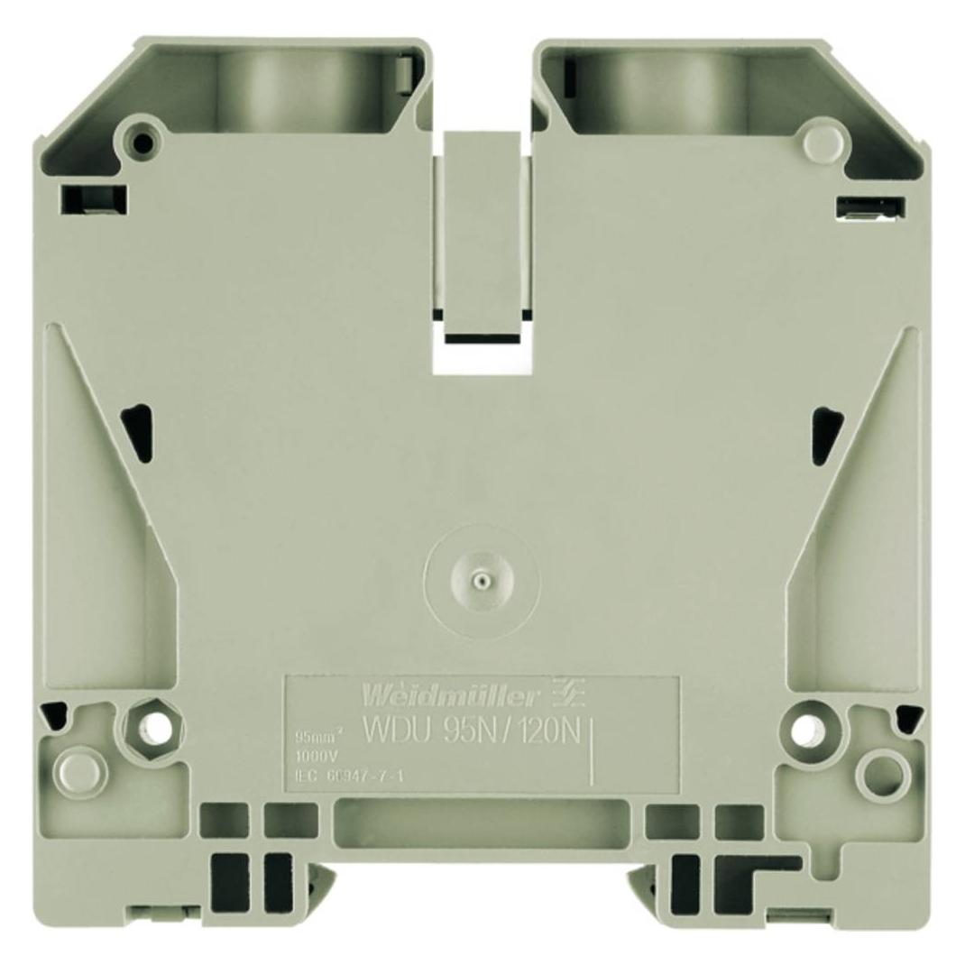 Weidmüller Doorvoer terminal,WDU 95N/120N, Elektronica benodigdheden + Behuizing, Bruin