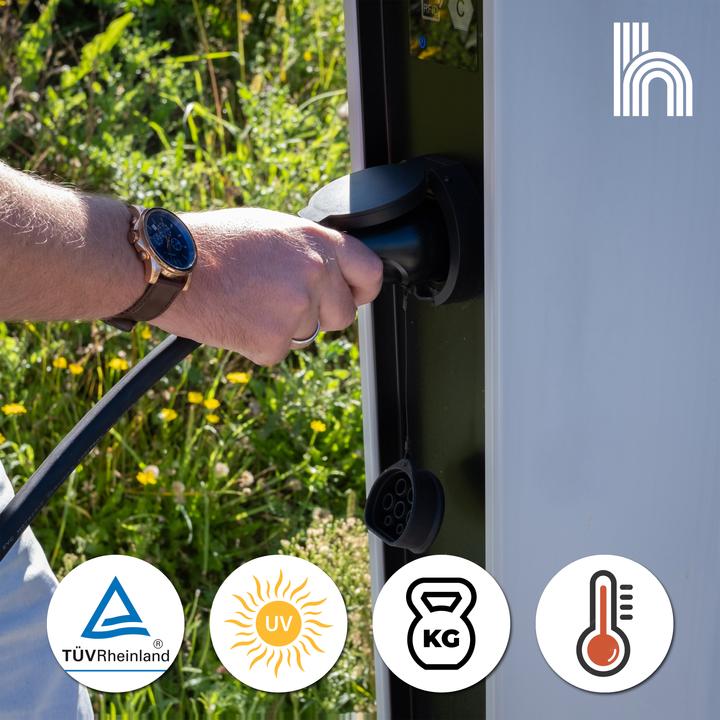 Immagine prodotto Helos Cavo di ricarica per auto elettriche (Tipo 2, 11 kW, 16 A, 5 m)