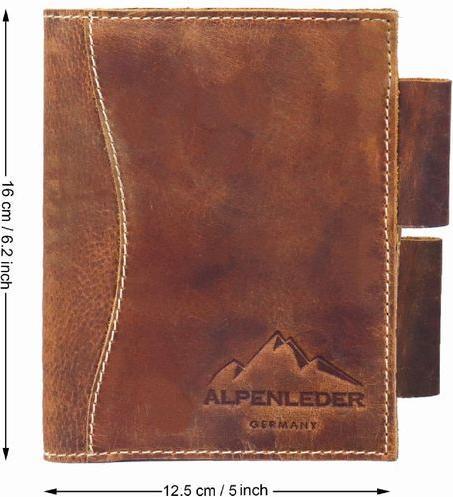 Image du produit Alpenleder Carnet de notes Goethe A6, ligné, Wild Camel, type de produit (A6, À rayures)