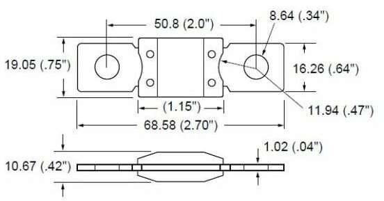 Immagine prodotto Victron Energy 5er Pack Mega-Sicherungen 250A / 80V