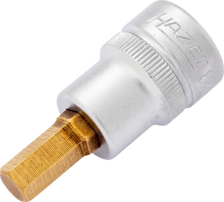 Produktbild HAZET Schraubendreher-Steckschlüsseleinsatz 8801K-7 ∙ Vierkant10 mm (3/8 Zoll) ∙ Innen Sechskant Pr… (7 mm)
