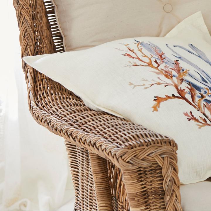 Image du produit Loberon Fauteuil à bascule Jeveren marron/blanc