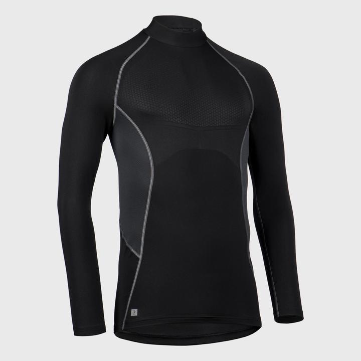Produktbild Kipsta Herren Rugby Funktionsshirt langarm - SS Trikot R500 schwarz (XS)