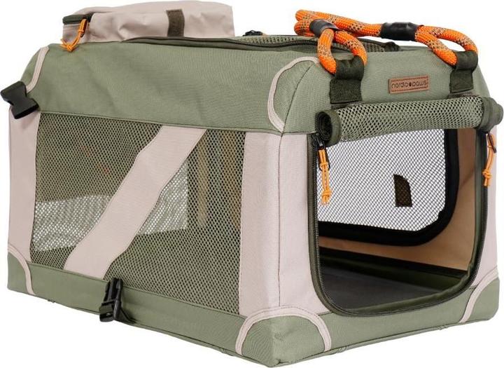 Productafbeelding Nordic Paws Zachte hondenkrat, Army L 91,5x61,5x58cm- (7000241012568) (Hond, Opvouwbaar)
