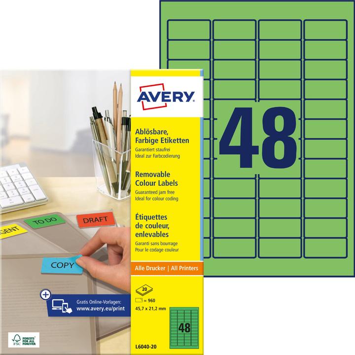 Image du produit Avery Étiquettes d'organisation