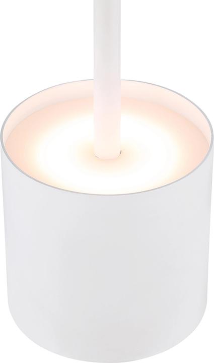 Produktbild Globo Dixon LED Tischleuchte 1,50W Warmweiss Weiss Matt Ø9,3cm 58487W (180 lm)