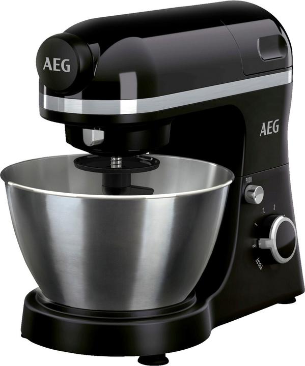 Produktbild AEG KM 3300 Küchenmaschine 4 l Schwarz 800 W (KM 3300) (800 W, 4 l)