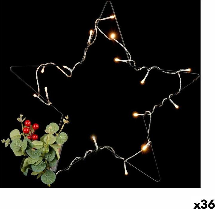 Krist+ Christmas star LED Light Red Black Green (36 Units)