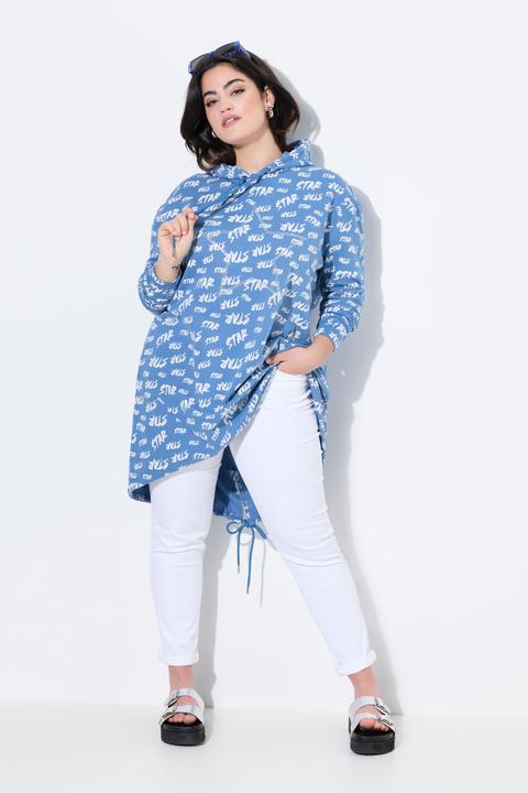 Produktbild Angel of Style Hoodie, A-Linie, Metallic-Schriftmuster, Kapuze (42)
