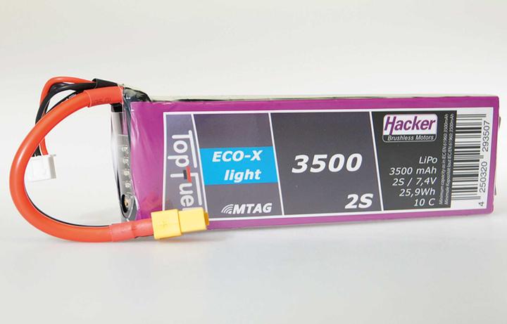 Immagine prodotto Hacker Batteria LiPo 0C (7.40 V, 3500 mAh)