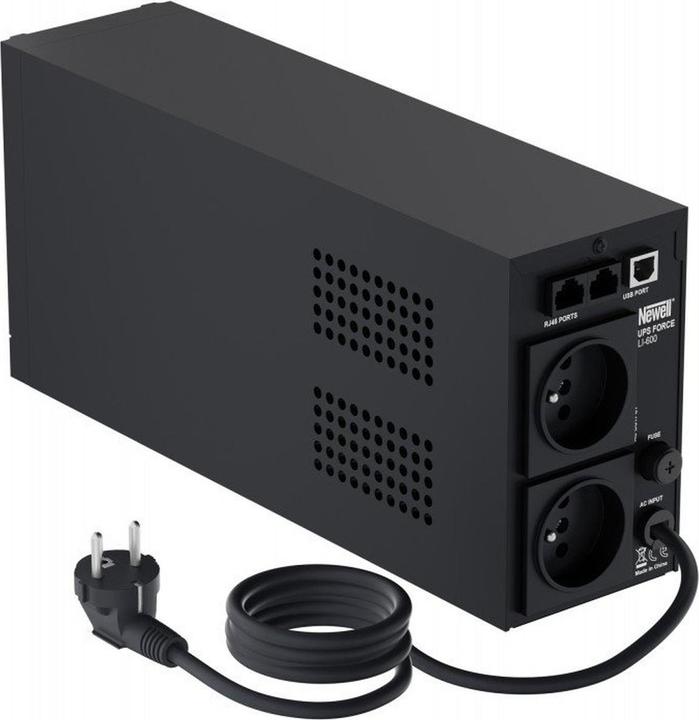 Image du produit Newell Force LI-600 USV unterbrechungsfreie Stromversorgung (360 VA, 600 W, Line-interactive Onduleur)