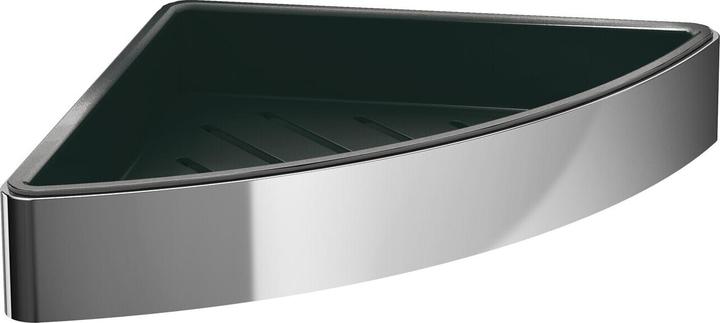 Actual product image Emco Corner sponge basket LOFT with removable plastic insert chr./sw.