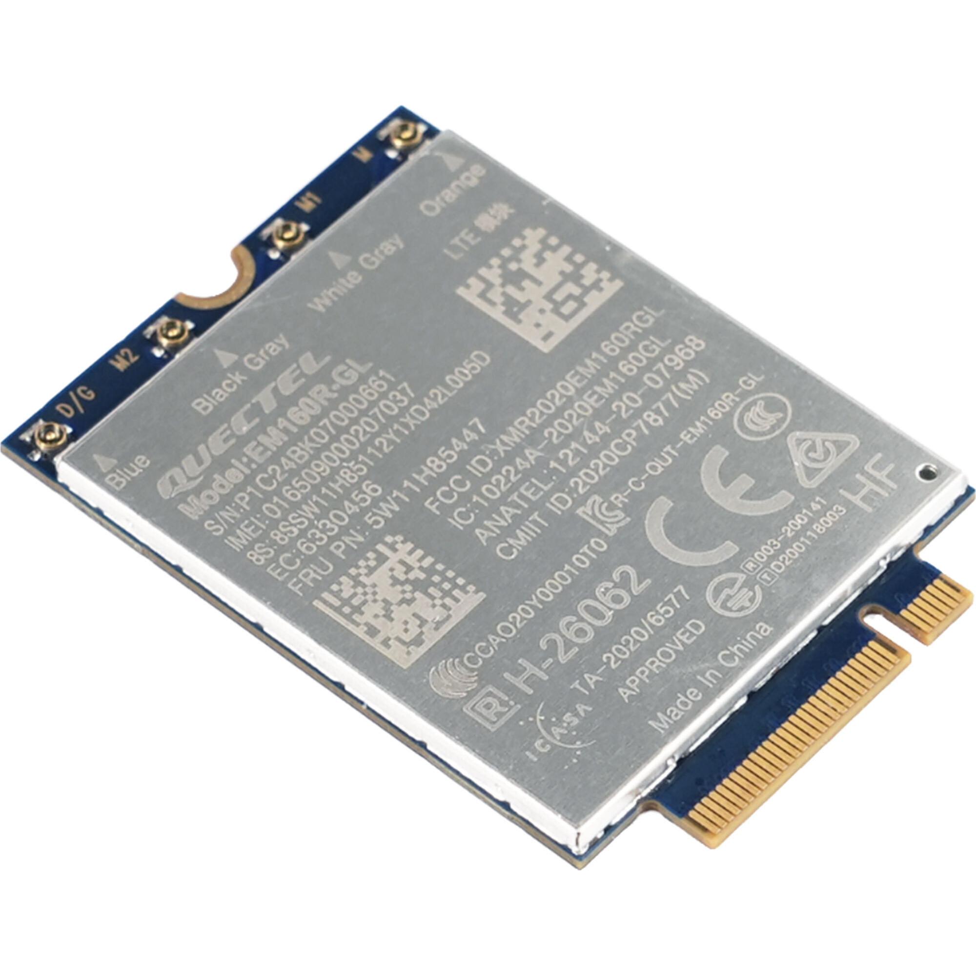 Lenovo TP Quectel EM160R-GL 4G LTE-A Cat, ThinkPad (M.2 A Key), Netzwerkkarte