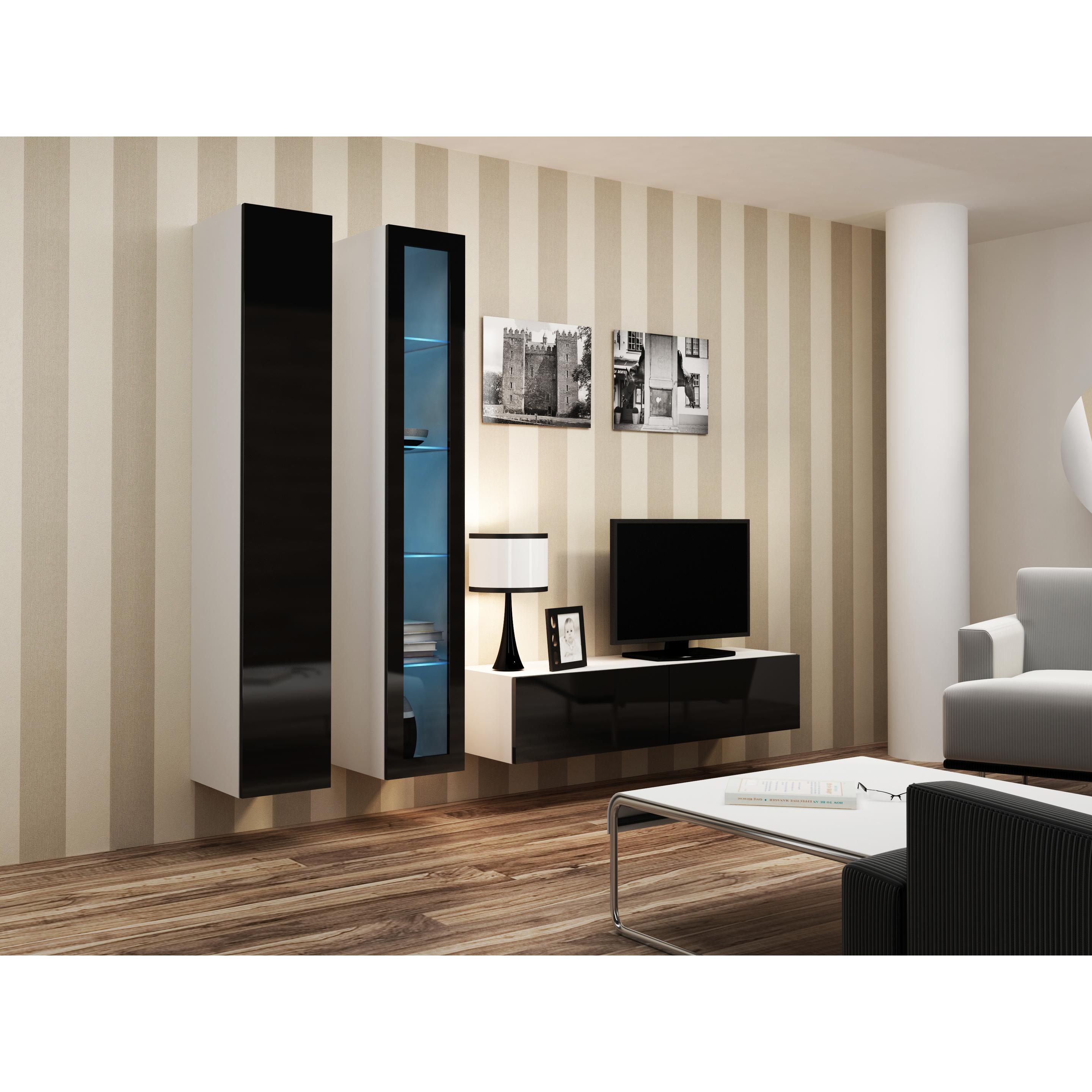Thumbnail - Cama, TV Möbel, RTV VIGO140 b/c TV-Ständer & Entertainment-Center (140 x 30 x 40 cm)