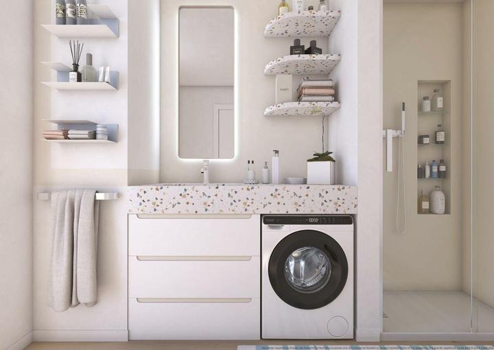 Image du produit Candy CW50-BP12307U1-S (5 kg, Gauche)