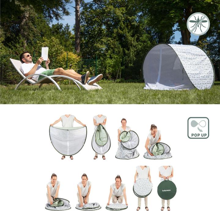 Actual product image Babymoov Strandmuschel Provence mit UV-Schutz 50+