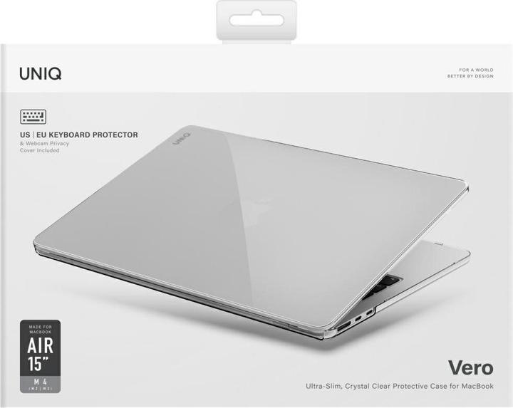 Image du produit Uniq Case Vero for MacBook Air 15" M2/M3/M4 (2023-2025) transparent (15", Apple)