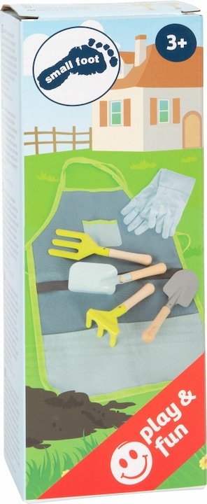 Actual product image small foot Garden apron with garden tools