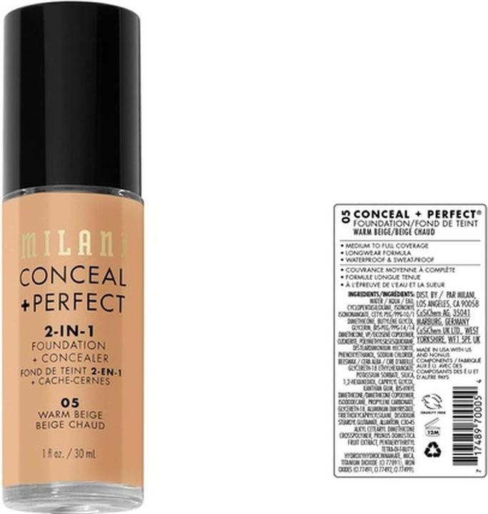 Produktbild Milani Conceal+ Perfect (05 Warm Beige)