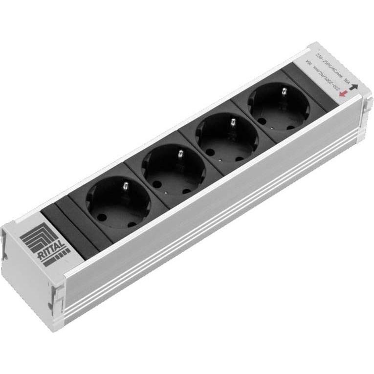 Thumbnail - Rittal, Steckdosenleiste, Steckdosenleiste (Plug-In-Modul) (4 x, CEE 7/7)