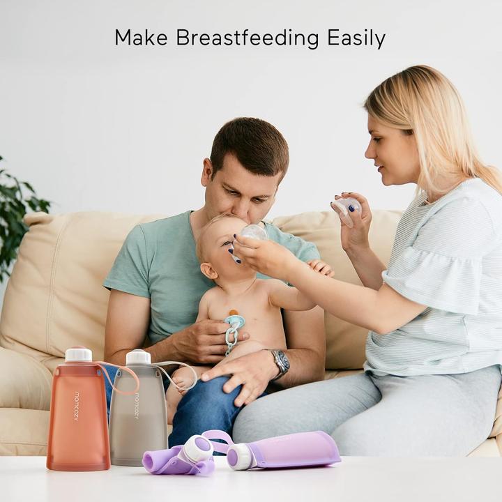 Actual product image Momcozy Silicone milk storage bag