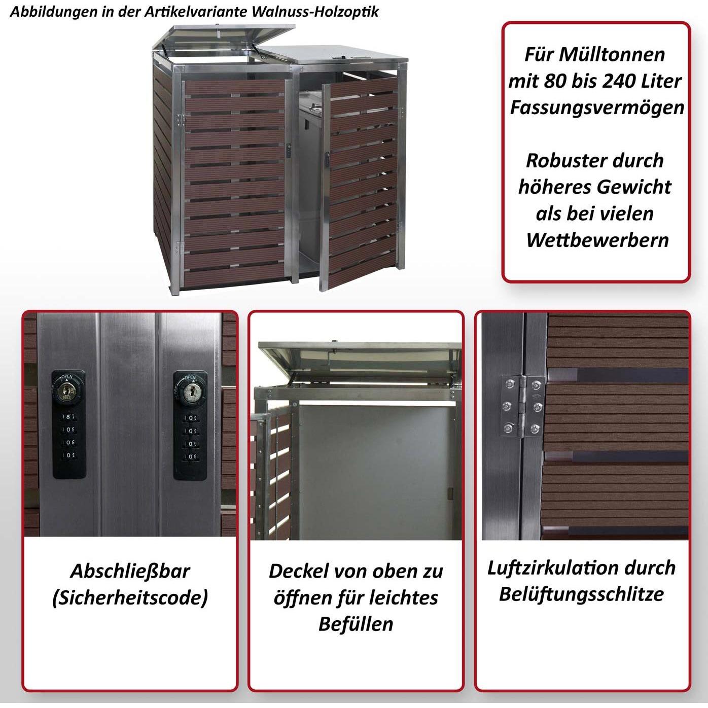 Thumbnail - MCW, Gartenhaus + Gartenschrank, K14-2er-E