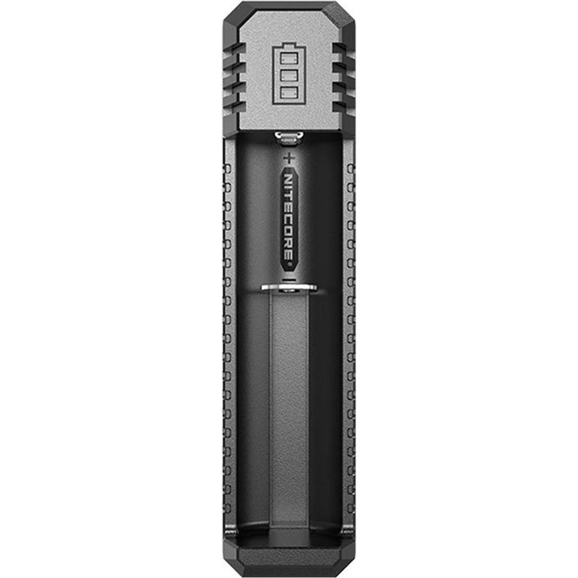 Nitecore USB Lader UI1 (1 pz., 14500, 16340, 18650, Caricabatterie senza batteria), Caricabatterie