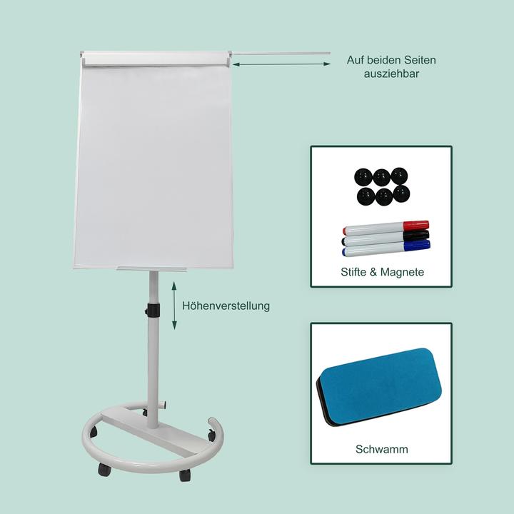 Actual product image Relaxdays Flipchart easel (100 x 70 cm)