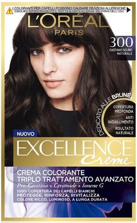 Image du produit L'Oréal Paris Couleur des cheveux 300 Châtain foncé naturel (300 Marron foncé Naturel)