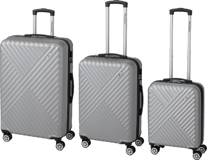 Image du produit Check.In Kingston - Set de 3 valises argentées (92 l)