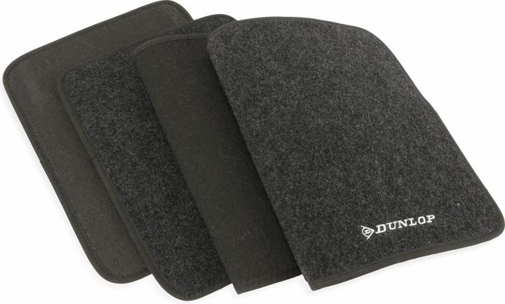 Dunlop Car mat set carpet PP 4pc. (1 jeu de 4 tapis de sol)