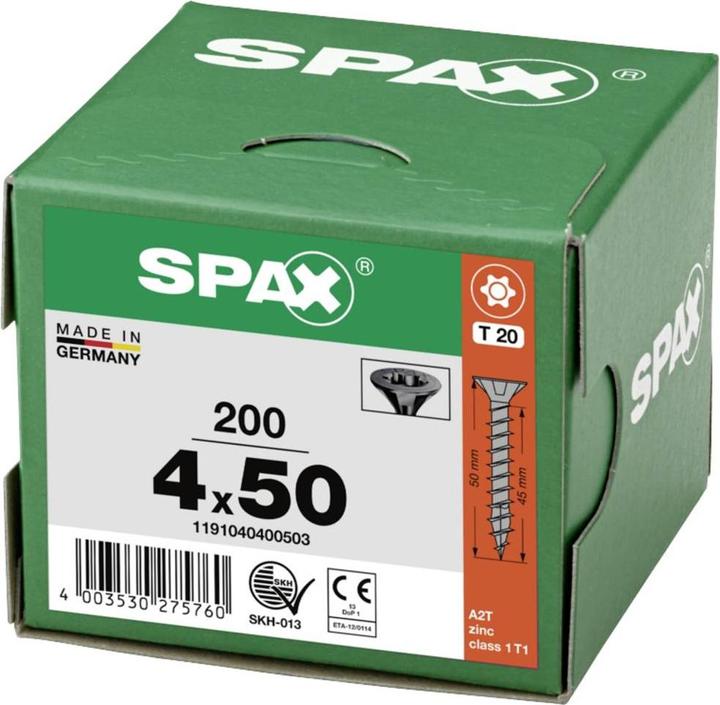 Productafbeelding Spax Spaanplaatschroeven (200 Schroeven per stuk)