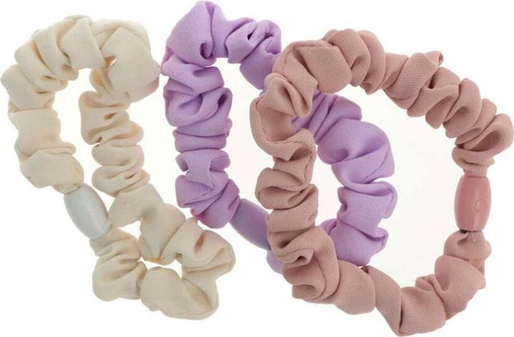 Produktbild Inca Coleteros Arrugados Beix-Lila-Rosa 3 U (Haargummi)