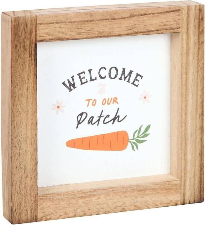 Image du produit Something Different - Plaque encadrée WELCOME TO OUR PATCH