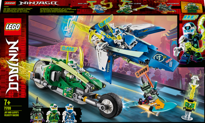 Immagine prodotto LEGO I bolidi di velocità di Jay e Lloyd (71709, LEGO Ninjago)