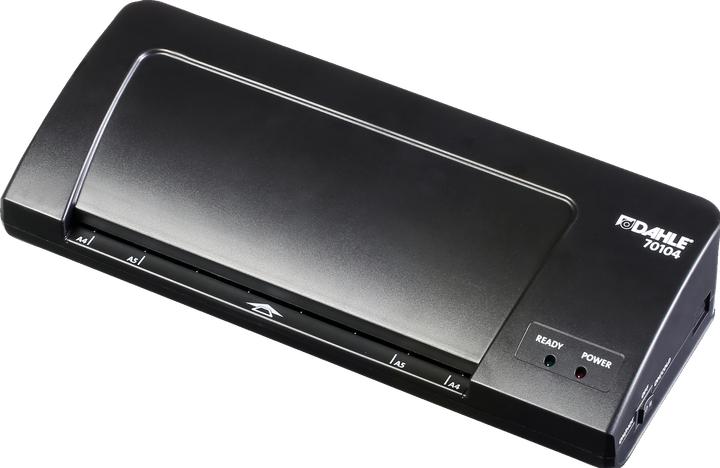 Produktbild Dahle Laminierger?t A4 schwarz 2 beheizte Silikomrollen (25 - 250 µm, A4)